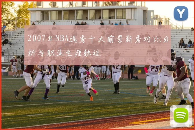 2007年NBA选秀十大前景新秀对比分析与职业生涯轨迹