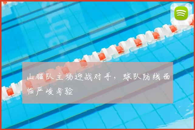 山猫队主场迎战对手，球队防线面临严峻考验