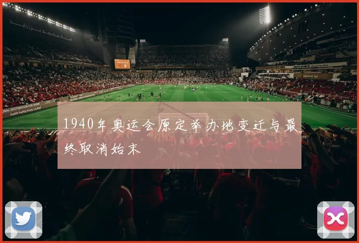1940年奥运会原定举办地变迁与最终取消始末